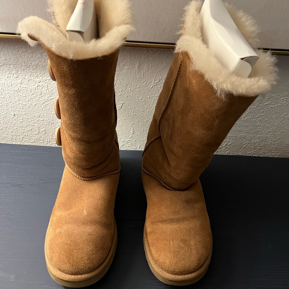 Tan Winter and Rain Boots with Plush Lining and Soft Suede